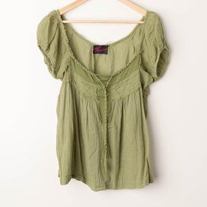 Torri | Green Blouse